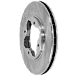 4-Wheel Set Front and Rear Brake Disc and Pad Kit, Plain Surface 4 Lugs Front-259.59 mm/Rear-260 mm Ceramic Pro-Line Series, Includes (4) Disc and (2) Pad Set