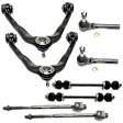8-Piece Kit Front, Driver and Passenger Side Suspension Kit, Includes (2) Control Arm, (2) Sway Bar Link and (4) Tie Rod End