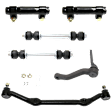 6-Piece Kit Front Suspension Kit, Includes (1) Center Link, (1) Idler Arm, (2) Sway Bar Link and (2) Tie Rod Adjusting Sleeve