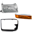 3-Piece Kit Passenger Side Halogen Headlight, Includes (1) Headlight, (1) Headlight Door and (1) Turn Signal Light