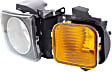 2006 Hummer H3 - 4-Piece Kit Driver and Passenger Side Halogen Headlight, With bulb(s), OE Replacement, Sport Utility,  Includes (2) Fog Light and (2) Headlight