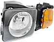 2006 Hummer H3 - 4-Piece Kit Driver and Passenger Side Halogen Headlight, With bulb(s), OE Replacement, Sport Utility,  Includes (2) Fog Light and (2) Headlight