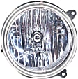 2007 Jeep Liberty - 4-Piece Kit Driver and Passenger Side Halogen Headlight, With bulb(s), OE Replacement,  Includes (2) Headlight and (2) Turn Signal Light
