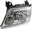 2005-2007 Mercury Mariner - 4-Piece Kit Driver and Passenger Side Halogen Headlight, With bulb(s), OE Replacement, Includes (2) Fog Light and (2) Headlight