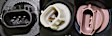 2005-2007 Mercury Mariner - 4-Piece Kit Driver and Passenger Side Halogen Headlight, With bulb(s), OE Replacement, Includes (2) Fog Light and (2) Headlight