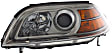 2004 Acura MDX - 4-Piece Kit Driver and Passenger Side Halogen Headlight, Without bulb(s), OE Replacement,  Includes (2) Fog Light and (2) Headlight