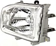 4-Piece Kit, Front, Driver and Passenger Side Halogen Fog Light, With bulb(s), Includes (2) Fog Light and (2) Headlight