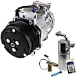 2000 Cadillac Escalade - 2-Piece Kit A/C Compressor Kit, 5.7L 8Cyl, With Rear A/C, With Clutch, Includes (1) A/C Compressor and (1) A/C Service Kit