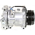 2000 Cadillac Escalade - 2-Piece Kit A/C Compressor Kit, 5.7L 8Cyl, With Rear A/C, With Clutch, Includes (1) A/C Compressor and (1) A/C Service Kit