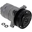 2-Piece Kit A/C Compressor Kit, With Clutch, 6-Groove Pulley, Includes (1) A/C Compressor and (1) A/C Service Kit