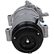 3-Piece Kit A/C Compressor, 4-Groove Pulley, includes A/C Condenser, and A/C Service Kit (A/C Accumulator, A/C Orifice Tube, and A/C O-Ring and Gasket Seal Kit), One Bolts to mount the Hoses