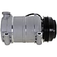 3-Piece Kit A/C Compressor, 4-Groove Pulley, includes A/C Condenser, and A/C Service Kit (A/C Accumulator, A/C Orifice Tube, and A/C O-Ring and Gasket Seal Kit), One Bolts to mount the Hoses