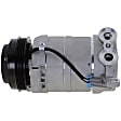 3-Piece Kit A/C Compressor, 4-Groove Pulley, includes A/C Condenser, and A/C Service Kit (A/C Accumulator, A/C Orifice Tube, and A/C O-Ring and Gasket Seal Kit), One Bolts to mount the Hoses