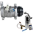 2-Piece Kit A/C Compressor Kit, includes A/C Compressor and A/C Service Kit, Two Bolts to mount the Hoses