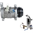 2-Piece Kit A/C Compressor Kit, With Clutch, 4-Groove Pulley, Includes (1) A/C Compressor and (1) A/C Service Kit