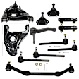 12-Piece Kit Front Suspension Kit, Includes (2) Ball Joint, (1) Center Link, (2) Control Arm, (1) Idler Arm, (2) Tie Rod Adjusting Sleeve, and (4) Tie Rod End