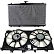 2-Piece Kit Radiator Fan Kit with Radiator, 2.5L Engine, Hybrid Models, Includes (1) Radiator and (1) Cooling Fan Assembly