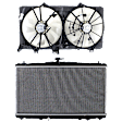 2-Piece Kit Radiator, 3.5L, 6Cyl, Includes (1) Radiator and (1) Cooling Fan Assembly