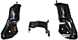 10-Piece Kit, Front Bumper, Chrome, Includes (1) Bumper, (7) Bumper Bracket, (1) Bumper Trim, and (1) Valance