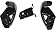 10-Piece Kit, Front Bumper, Chrome, Includes (1) Bumper, (7) Bumper Bracket, (1) Bumper Trim, and (1) Valance