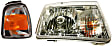 2006 Ford Ranger - 2-Piece Kit Passenger Side Halogen Headlight, With bulb(s), OE Replacement,  Includes (1) Corner Light and (1) Headlight
