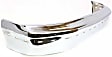 1993 Ford F-350 - 2-Piece Kit Front Bumper, Styleside, For Models With Pad, Without  Cut Outs and Lightning Package, Chrome,  Includes (1) Bumper and (1) Valance