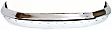1993 Ford F-350 - 2-Piece Kit Front Bumper, Styleside, For Models With Pad, Without  Cut Outs and Lightning Package, Chrome,  Includes (1) Bumper and (1) Valance