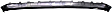 1993 Ford F-350 - 2-Piece Kit Front Bumper, Styleside, For Models With Pad, Without  Cut Outs and Lightning Package, Chrome,  Includes (1) Bumper and (1) Valance