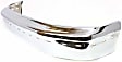 1993 Ford F-350 - 2-Piece Kit Front Bumper, Styleside, For Models With Pad, Without  Cut Outs and Lightning Package, Chrome,  Includes (1) Bumper and (1) Valance