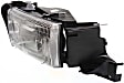1999 Dodge Ram 1500 - 4-Piece Kit Driver and Passenger Side Halogen Headlight, With bulb(s), For Models Without Sport Package, OE Replacement,  Includes (2) Fog Light and (2) Headlight