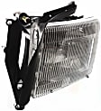 1999 Dodge Ram 1500 - 4-Piece Kit Driver and Passenger Side Halogen Headlight, With bulb(s), For Models Without Sport Package, OE Replacement,  Includes (2) Fog Light and (2) Headlight