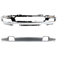 2-Piece Kit, Front Bumper, Chrome, Includes (1) Bumper and (1) Valance
