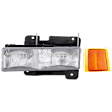 2-Piece Kit Driver Side Halogen Headlight, With bulb(s), OE Replacement, Includes (1) Headlight and (1) Reflector