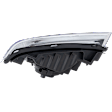 2005 Ford Excursion Limited - 3-Piece Kit Grille, Chrome Shell with Painted Gray Insert,  Includes (2) Headlight and (1) Grille Assembly