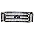 2005 Ford Excursion Limited - 3-Piece Kit Grille, Chrome Shell with Painted Gray Insert,  Includes (2) Headlight and (1) Grille Assembly