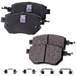 2-Wheel Set Front Wheel Hub, 5 Lugs, 3.5L, 6Cyl, Includes (2) Brake Disc, (1) Brake Pad Set, and (2) Wheel Hub