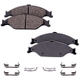 2-Wheel Set Front Wheel Hub, 5 Lugs, Includes (2) Brake Disc, (1) Brake Pad Set, and (2) Wheel Hub
