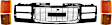 1994-1999 GMC K1500 Suburban - 5-Piece Kit Grille Black, Includes (1) Grille Assembly, (2) Reflector, and (2) Side Marker