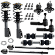10-Piece Kit Front Suspension Kit, Includes (2) Ball Joint, (4) Tie Rod End, (2) Sway Bar Link and (2) Shock Absorber and Strut Assembly