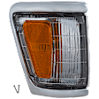 5-Piece Kit Driver and Passenger Side Halogen Headlight, With bulb(s), OE Replacement, Includes (2) Corner Light, (2) Headlight and (1) Grille Assembly