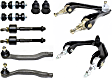 1998 Acura CL - 10-Piece Kit Front, Driver and Passenger Side, Upper Control Arm Kit, Includes (2) Ball Joint, (2) Control Arm, (2) Sway Bar Link, and (4) Tie Rod End