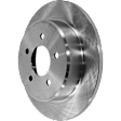4-Wheel Set Front and Rear Brake Disc and Pad Kit, Plain Surface, 5 Lugs, Cast Iron, Ceramic, Pro-Line Series