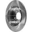 4-Wheel Set Front and Rear Brake Disc and Pad Kit, Plain Surface, 5 Lugs, Cast Iron, Ceramic, Pro-Line Series
