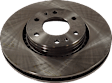 2-Wheel Set Front Brake Disc and Pad Kit, Plain Surface, includes (2) Brake Disc, (1) Brake Pad Set, and (2) Wheel Hub