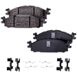 2-Wheel Set Front Wheel Hub, Includes (2) Brake Disc, (1) Brake Pad Set, and (2) Wheel Hub
