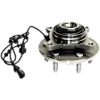 2-Wheel Set Front Wheel Hub,, 4WD, Includes (1) Brake Pad Set, (2) Wheel Hub and (2) Brake Disc