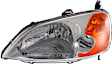 6-Piece Kit Driver Side Halogen Headlight, Without bulb(s), OE Replacement, Includes (2) Bumper Bracket, (1) Bumper Cover, (1) Fender, (1) Headlight and (1) Fender Liner