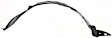 6-Piece Kit Driver Side Halogen Headlight, Without bulb(s), OE Replacement, Includes (2) Bumper Bracket, (1) Bumper Cover, (1) Fender, (1) Headlight and (1) Fender Liner