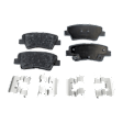 4-Wheel Set Front and Rear Brake Disc and Pad Kit, Plain Surface, 5 Lugs, Front-299.97 mm/Rear-261.87 mm, Organic, Pro-Line Series Includes (4) Brake Disc and (2) Brake Pad Set