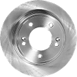 4-Wheel Set Front and Rear Brake Disc and Pad Kit, Plain Surface, 5 Lugs, Front-299.97 mm/Rear-261.87 mm, Organic, Pro-Line Series Includes (4) Brake Disc and (2) Brake Pad Set